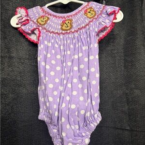 Monkey Purple Polka Dot bubble